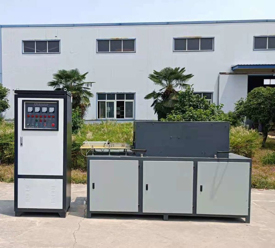 大型金属加工品 急速熱付け装置 中頻度インダクション熱付け ダイアテルミー鍛造装置