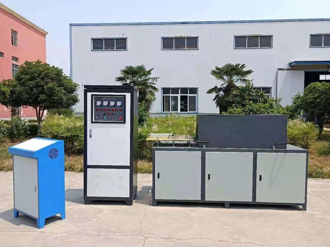 大型金属加工品 急速熱付け装置 中頻度インダクション熱付け ダイアテルミー鍛造装置